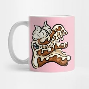 Monster Lowbrow Chocolate Cake Slice Cartoon Freaky Character Mug